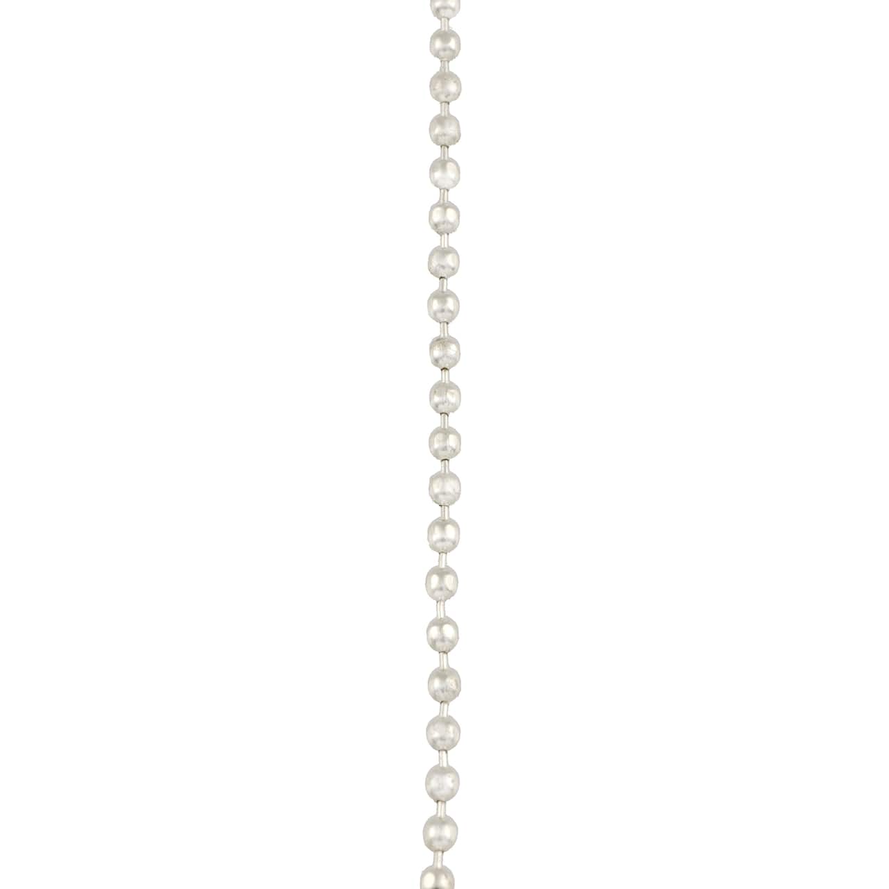 12 Packs: 3 ct. (36 total) Silver Ball Bead Necklace Set by Bead Landing™